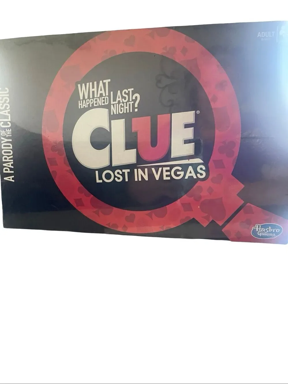 New Hasbro CLUE Lost In Vegas What Happened Last Night? Board Game